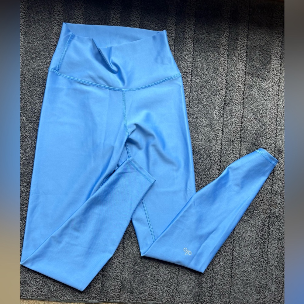 ALO Yoga Women Sky Blue Leggings